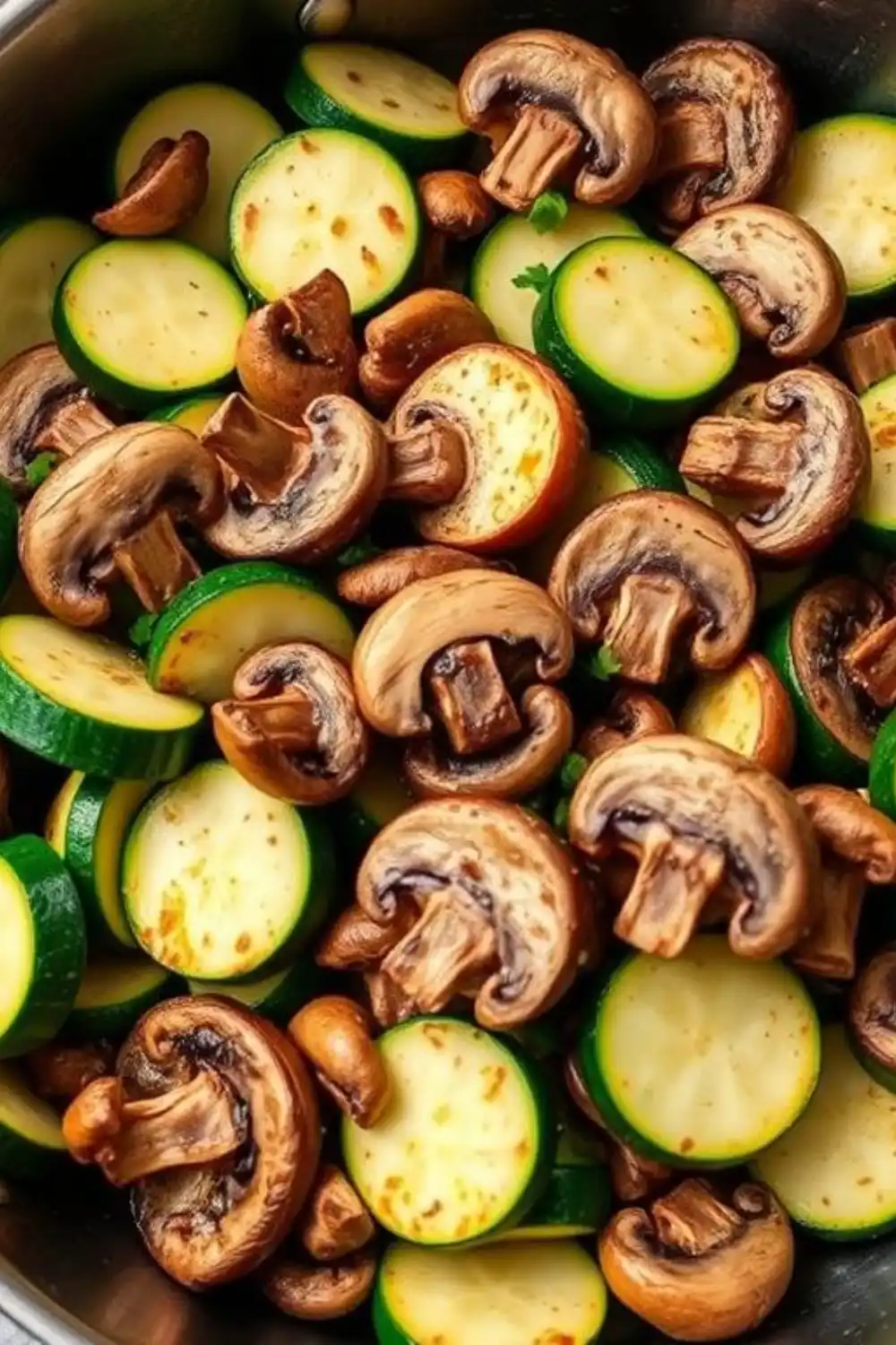 Skillet Zucchini and Mushrooms