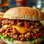 Steakhouse Burger Sloppy Joes