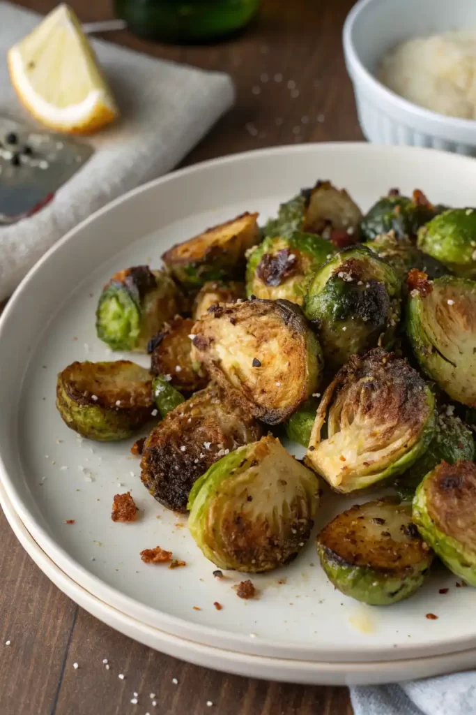 air fryer brussels sprouts