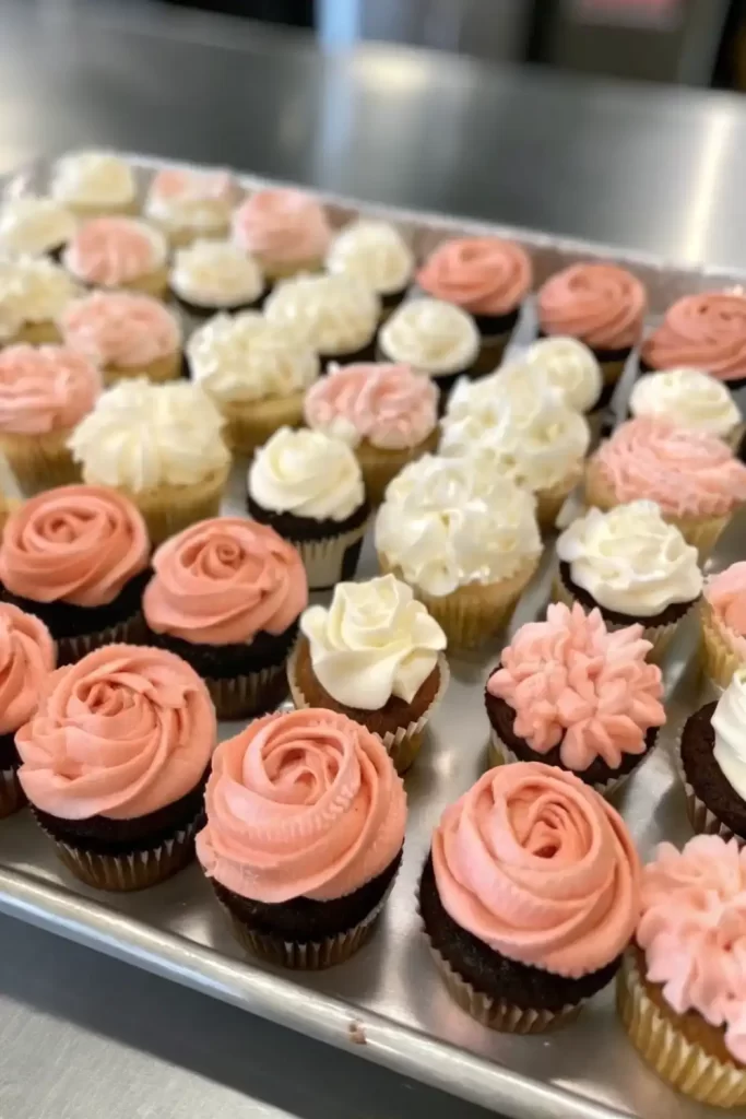 baby in bloom cupcakes