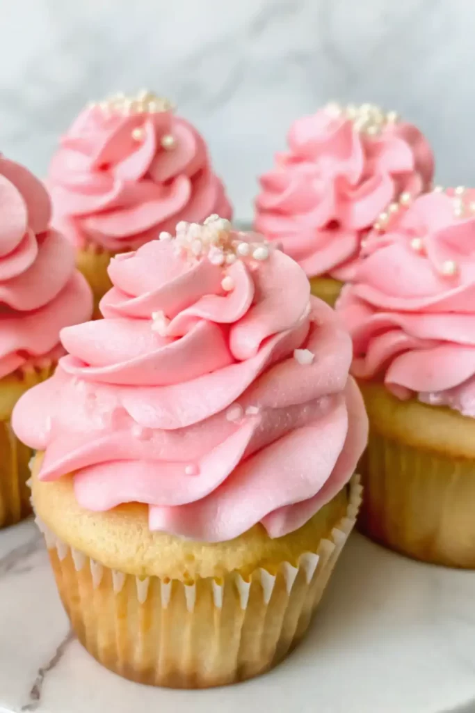 baby in bloom cupcakes