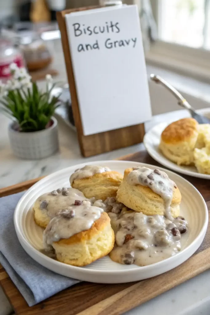 biscuits and gravy recipe