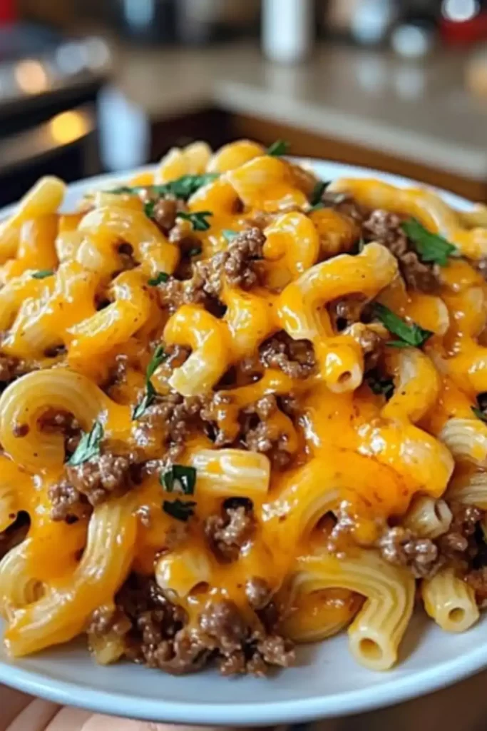 cheeseburger macaroni recipe