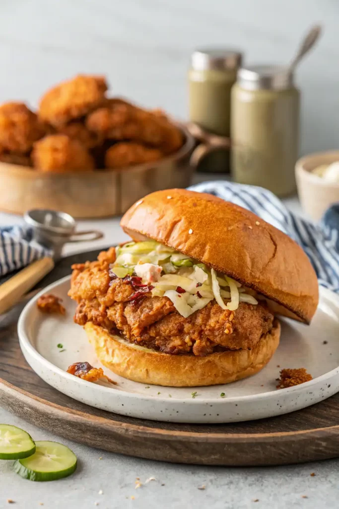 fried chicken sandwich recipe