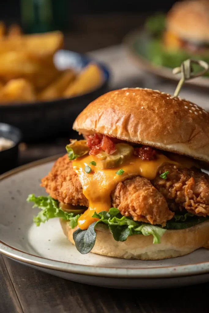 fried chicken sandwich recipe