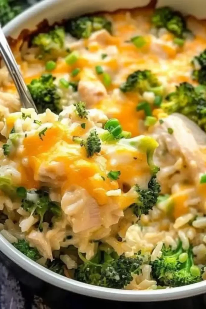 Chicken Broccoli Rice Cheese Casserole Recipe