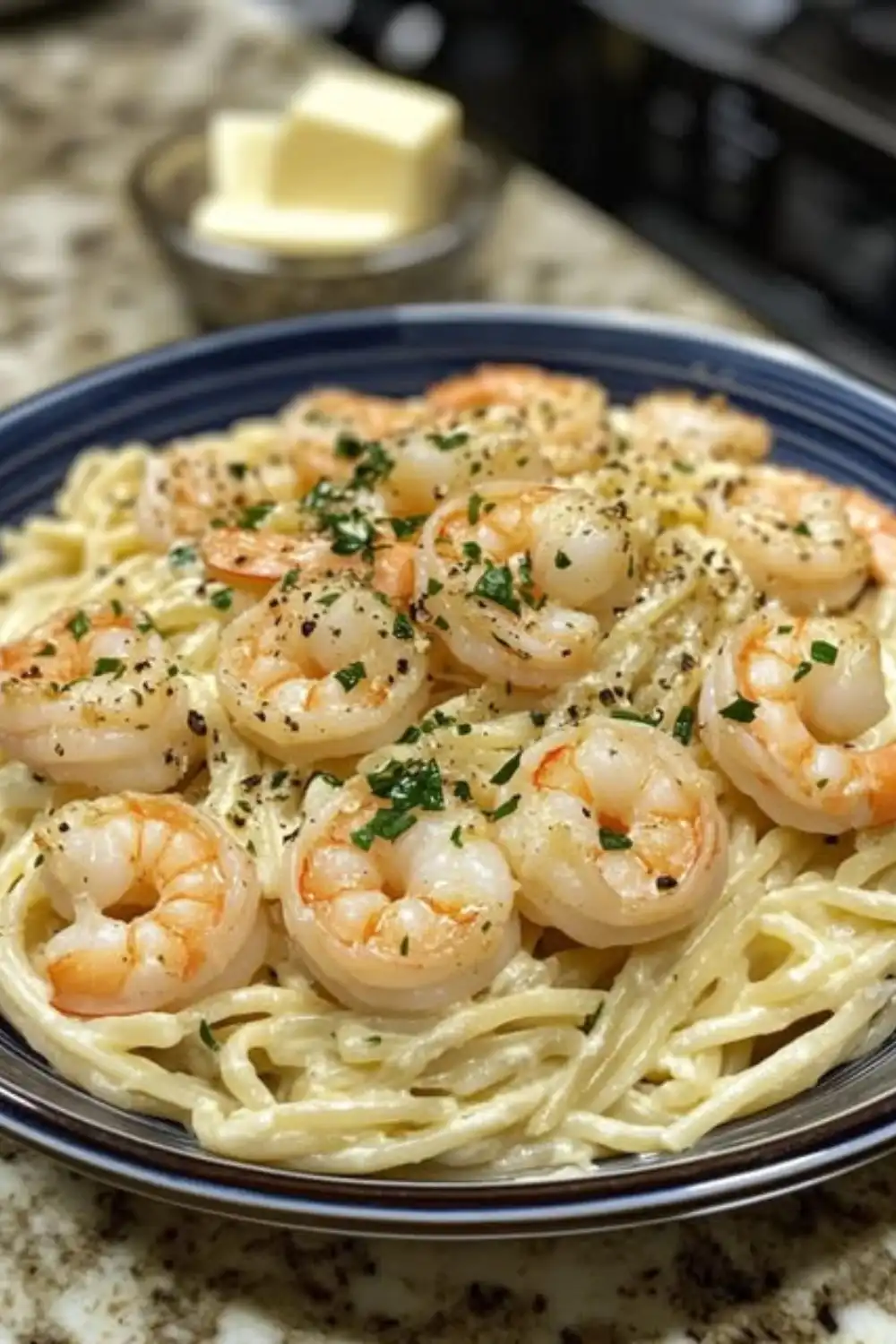 Creamy Garlic Shrimp Pasta