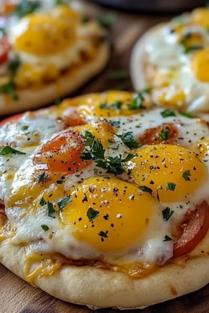 Easy English Muffin Breakfast Pizza