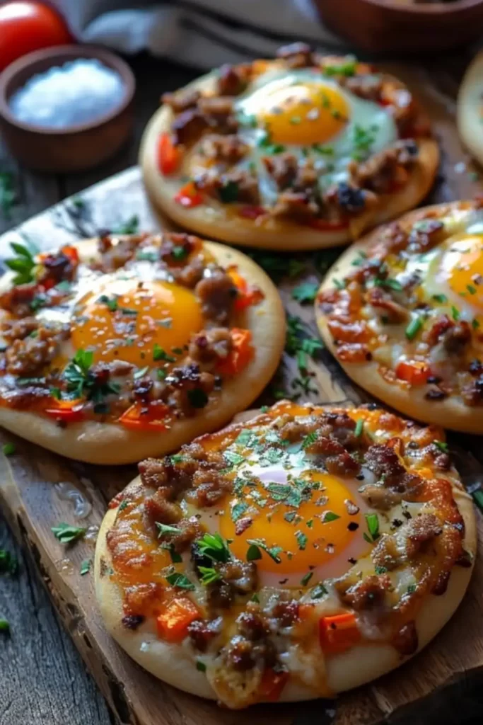 Easy English Muffin Breakfast Pizza