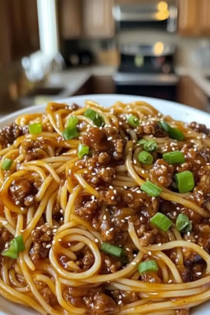 Hoisin Beef Noodles