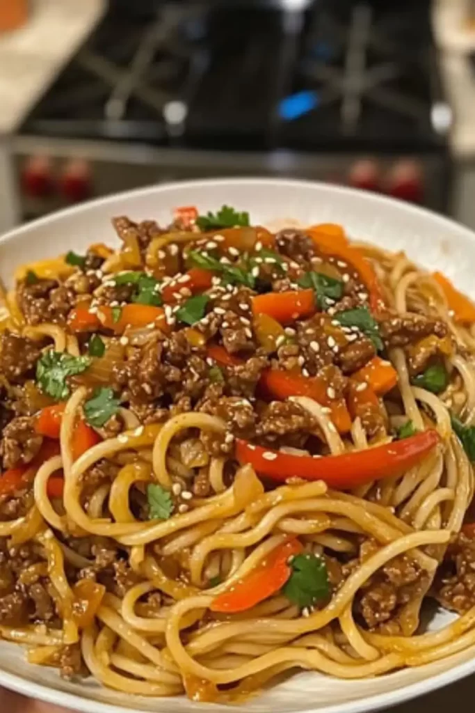 Hoisin Beef Noodles