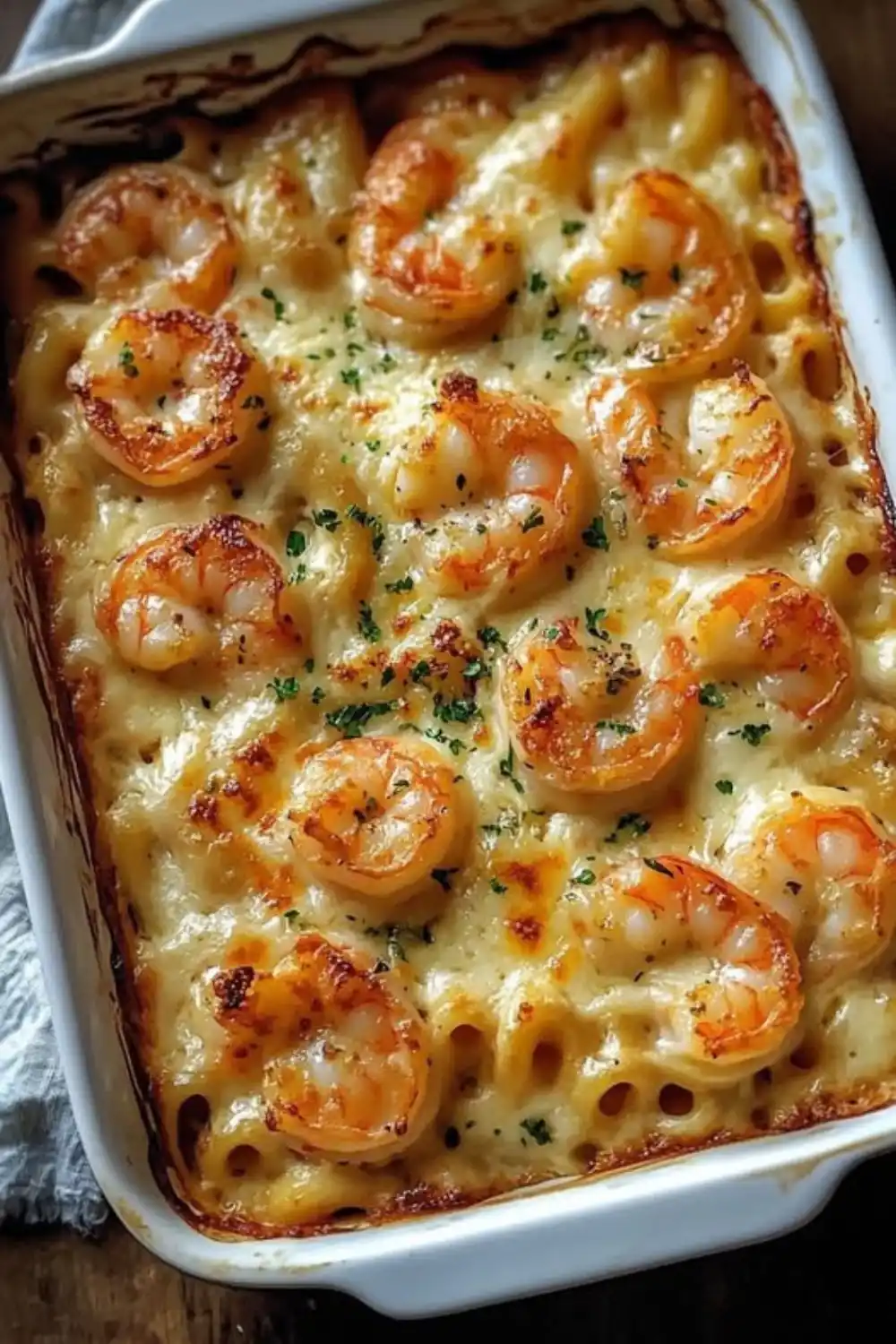 Shrimp Scampi Pasta Bake