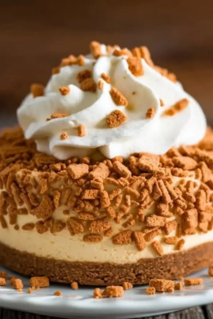 mini biscoff cheesecake