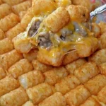 Tater tot casserole with ground beef